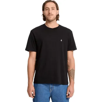Pánské oblečení Triko - VOLCOM Stone Blanks Bsc Sst 2025 - Black XL