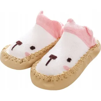 Capáčky Elastické Ohebné Papuče Do Školky Ponožky 13 cm, 6-12 měsíců, EU 18/19