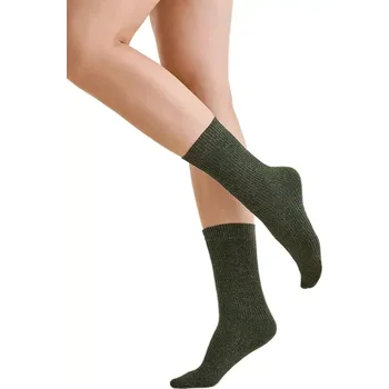 Pánské ponožky Dámské ponožky 1223 Nora green - GABRIELLA zelená Univerzální