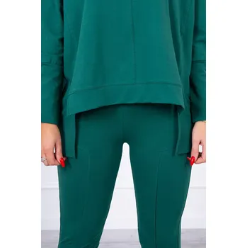 Dámská halenka Souprava se zelenou halenkou nadměrné velikosti UNI