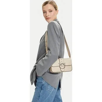 Kabelka Kabelka PINKO Love One Mini Slouchy Fl Al 25-26 PLTT 104340 A2JU Écru OS