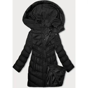 Černá dámská zimní bunda s kapucí (5M3155-392) odstíny černé M (38)