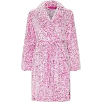Dámský župan Dámský župan 71232-404 malinovo bílý - Rebelle M