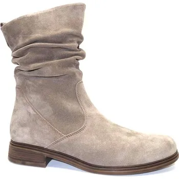 Dámské kozačky Zimní vycházková obuv-polokozačky, Gabor, šíře G, mohair: Šedá Nubuk, velur (semiš) 29,5 44 G - standardní šíře (29031-29033)