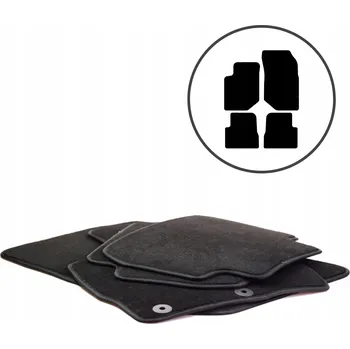 autokoberec Velurové autokoberce 4 ks