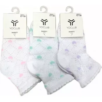 Pánské ponožky YOCLUB SKL-0014 Ažurové ponožky 0-9 měsíců bílá 3-6 měsíců