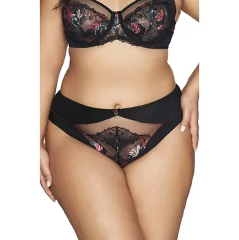 Kalhotky Dámské brazilky 2122 Intense - AVA černá 3XL