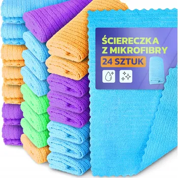 Utěrka 24 x MIKROVLÁKNOVÁ UTĚRKA Měkká utěrka Utěrka Kuchyňská Prachová UNIVERZITA RJ