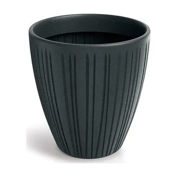 Květináč Květináč FERO ROUND MIDL 30 cm - barva: olověná