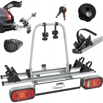 Nosič kol Nosič kol Amos Giro 2 stříbrná 2 kola 75 kg 13 pinů