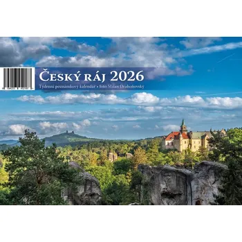 Kalendář Stolní týdenní kalendář Český ráj 2026
