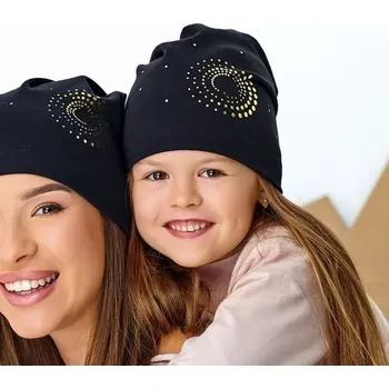 Dívčí čepice AJS 48-103 směs barev 52-54 cm