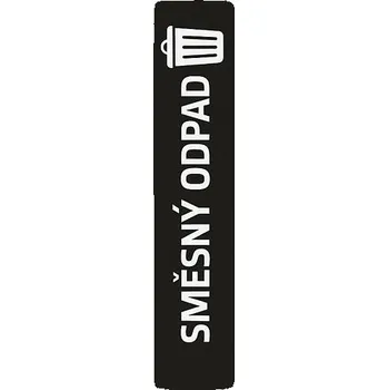 Odpadkový koš Samolepka pro odpadkový koš na tříděný odpad TITAN - SMĚSNÝ