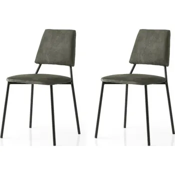 Sada jídelních židlí Lima Anthracite and Black, 2 ks, antracitová