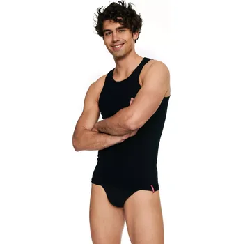 Pánské tílko Pánský nátělník 1480 black - HENDERSON černá XXL