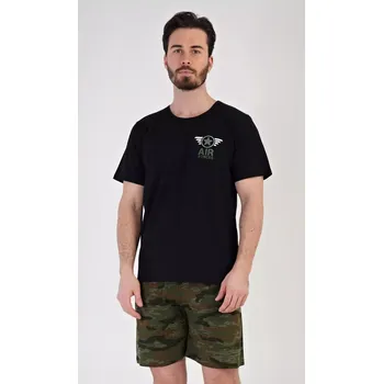 Pánské pyžamo Pánské pyžamo šortky Air černá L