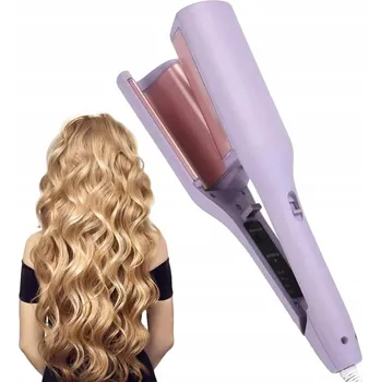 Kulma Multifunkční kulma na vlasy 32 mm fialová s regulací teploty až do 230 °C