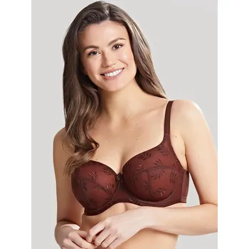 Podprsenka Dámská podprsenka Tango 3251B Tmavě hnědá Nutmeg vzor - Panache tmavě hnědá-potisk 95GG