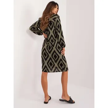 Dámské oblečení Šaty D73771M30427B khaki S