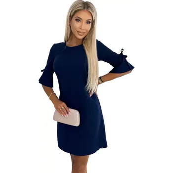 Dámské šaty Dámské šaty 217-8 Neva - NUMOCO tmavě modrá S