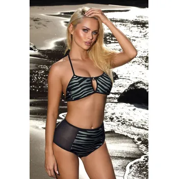 Dámské plavky Syndy Nero-Nero plavky M-606 (1) - Marko 42/XL