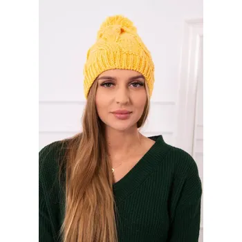 Čepice Stefania fleecová čepice K278 žlutá UNI