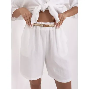 Dámské kalhoty Šortky MI SN 6620.72P bílé jedna velikost