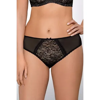 Kalhotky Dámská tanga 1396 black - AVA černá XL