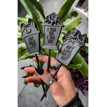 dekorace (set 3ks) KILLSTAR - Gravestone