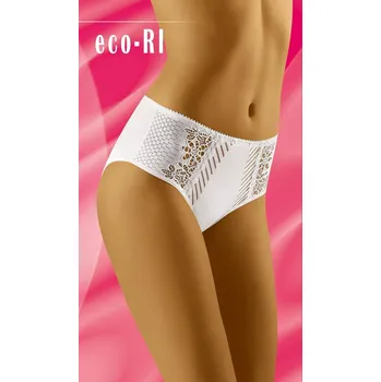 Dámské spodní prádlo Dámské kalhotky Wolbar eco-RI bílá XXL