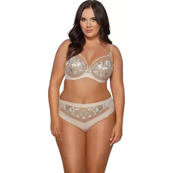 Kalhotky Dámské kalhotky brazilky Ava 2082/B S-2XL Blush XXL