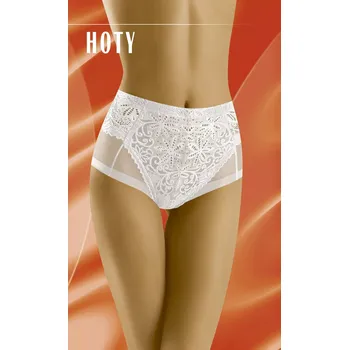 Kalhotky Dámské kalhotky Hoty White - Wol-Bar XXL