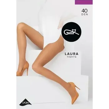 Dámské punčochy Dámské punčochové kalhoty Gatta Laura 40 den 5-XL golden/odd.béžová 5-XL