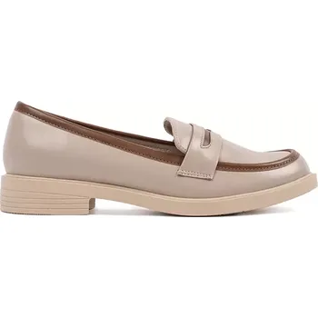 Dámské mokasíny Designové mokasíny hnědé dámské bez podpatku 38