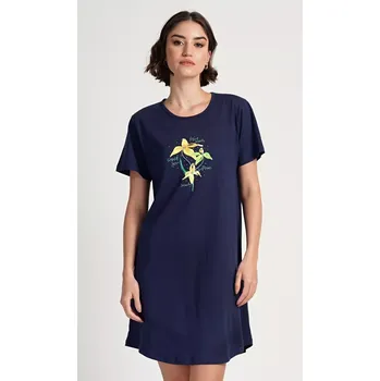 Dámská noční košile s krátkým rukávem Paula zelená L