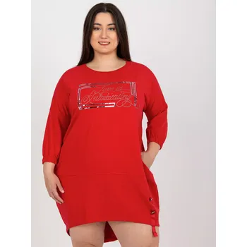 Dámská tunika Tunika RV TU 7505.15 červená jedna velikost