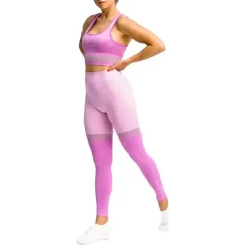 Dámské kalhoty Legíny GymHero Legíny Stripes W MAUVE xs