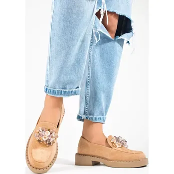 Dámské mokasíny Módní dámské mokasíny bez podpatku 41