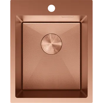Granitový dřez Mexen Solix nerezový dřez 1-komorový 400 x 500 mm, měď HC - 6406401000-65HC Ocelové dřezy