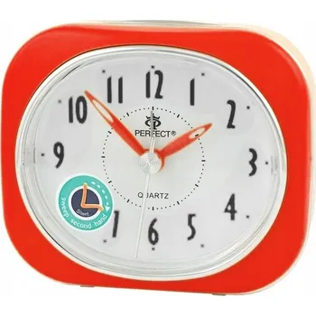 Budík Budík Perfect červený, 8,4 cm