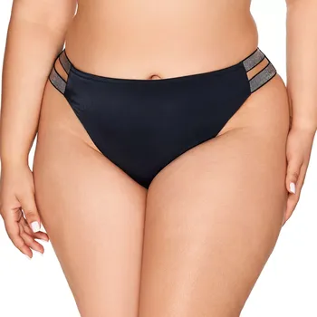 Dámské plavky Spodní díl plavek 225/16/B black - AVA černá L