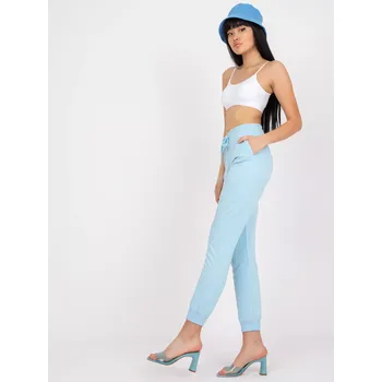 Dámské kalhoty TO DR 1601003 tepláky.24 světle modrá M