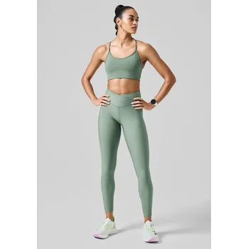 Dámské legíny Legíny CASALL Overlap High Waist Tights zelené 36