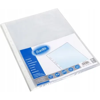Kapsy A4, fólie 50mic, Bantex - 100 ks