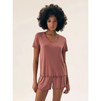 Dámské pyžamo HENDERSON Dámské Letní Pyžamo Viskóza Krátký Rukáv HENDERSON LADIES, černá S i384_13158869