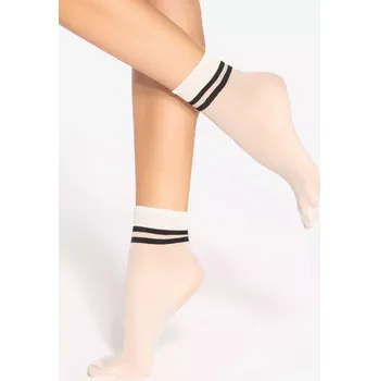 Pánské oblečení Ponožky Gatta Spring Vibes wz.03 15 den bianco-nero univerzální