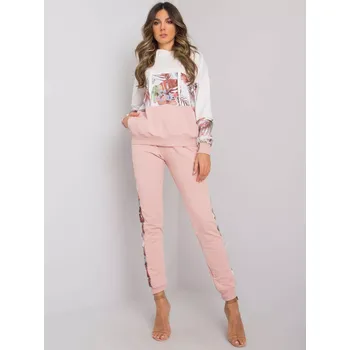 Dámská halenka Souprava RV KMPL 7356.82 bílá a růžová L/XL