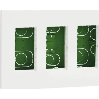 Elektrická zásuvka Centrální jednotka Schneider Electric NU173418 3x4 moduly, zapuštěná, bílá