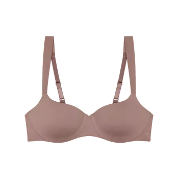 Podprsenka Dámská podprsenka Body Make-Up Illusion Balconette EX - BROWN - hnědá 00ZE - TRIUMPH BROWN 80D