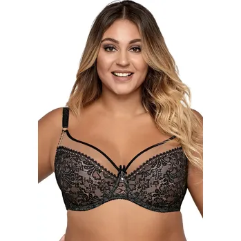 Podprsenka Dámská podprsenka 1396 Crystal black - AVA černá 100/B